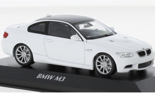Bmw M3 1/43 Maxichamps (E92) bianco 2008 modellino in miniatura