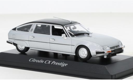 Citroen CX 1/43 Maxichamps Prestige grigio/nero 1980 modellino in miniatura