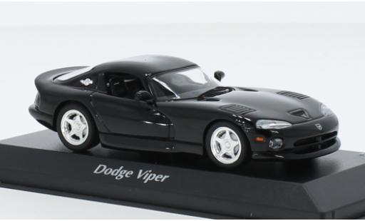 Dodge Viper 1/43 Maxichamps GTS nero 1993 modellino in miniatura