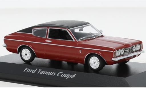 Ford Taunus 1/43 Maxichamps (TC I) Coupe rosso 1970 modellino in miniatura