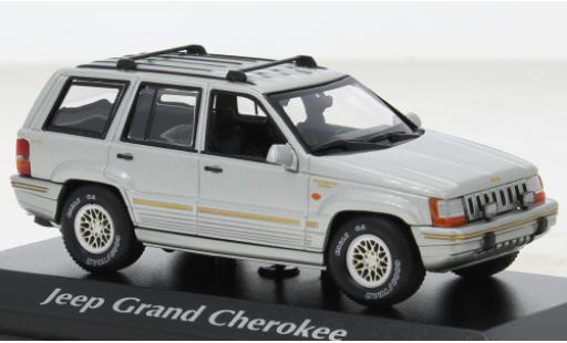 Jeep Grand Cherokee 1/43 Maxichamps grigio 1995 modellino in miniatura
