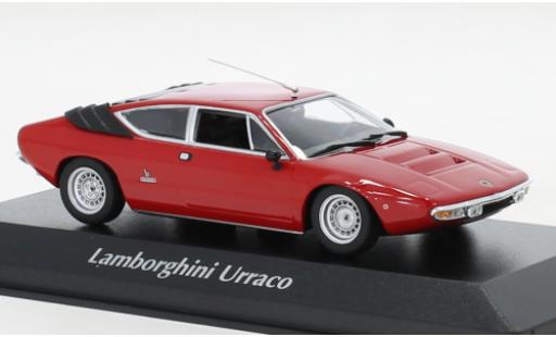 Lamborghini Urraco 1/43 Maxichamps rosso 1974 modellino in miniatura