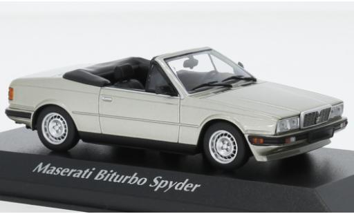 Maserati Biturbo 1/43 Maxichamps Spyder d 1982 modellino in miniatura