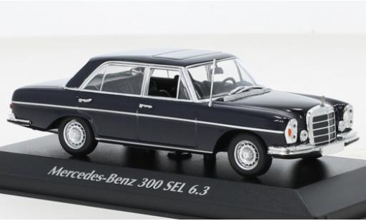 Mercedes 300 1/43 Maxichamps SEL 6.3 (W109) blu foncé 1968 modellino in miniatura