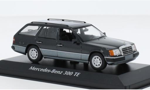 Mercedes 300 1/43 Maxichamps TE (S124) metallise nero 1990 modellino in miniatura