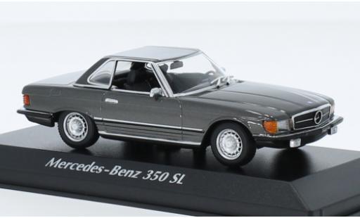 Mercedes 350 1/43 Maxichamps SL Hardtop (R107) metallise grau 1974 modellino in miniatura