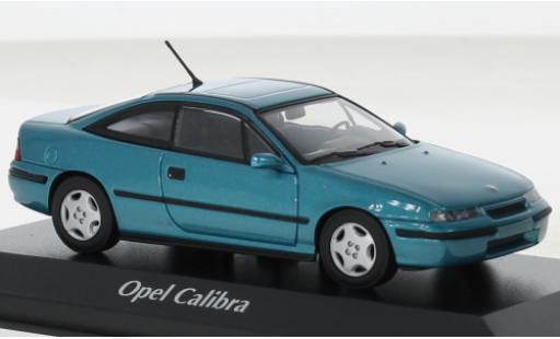Opel Calibra 1/43 Maxichamps metallise turchese 1989 modellino in miniatura