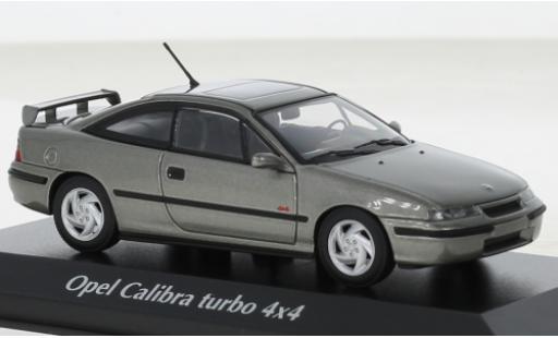 Opel Calibra 1/43 Maxichamps Turbo 4x4 metallise grigio 1989 modellino in miniatura