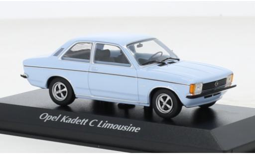 Opel Kadett 1/43 Maxichamps C Berlina blu 1978 modellino in miniatura
