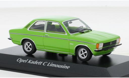 Opel Kadett 1/43 Maxichamps C Berline verde 1978 modellino in miniatura
