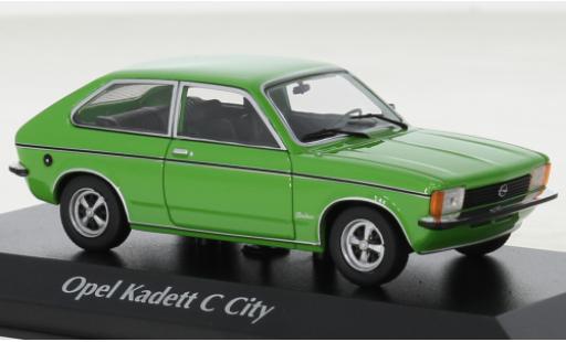 Opel Kadett 1/43 Maxichamps C City verde 1978 modellino in miniatura