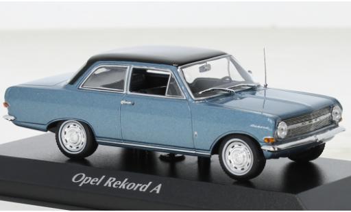 Opel Rekord 1/43 Maxichamps A blu 1962 modellino in miniatura