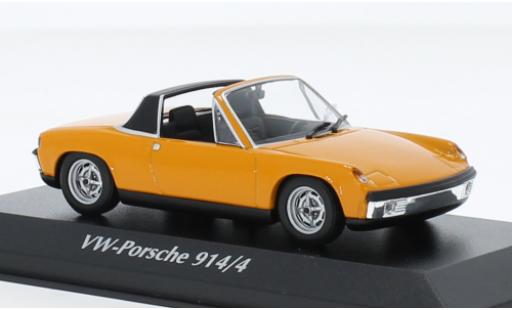 Porsche 914 1/43 Maxichamps /4 orange 1972 modellino in miniatura
