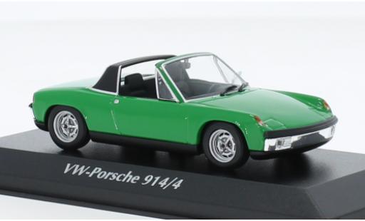 Porsche 914 1/43 Maxichamps /4 verde 1972 modellino in miniatura