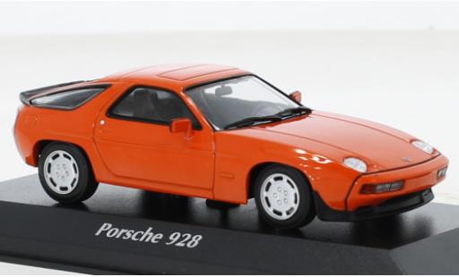 Porsche 928 1/43 Maxichamps S orange 1979 modellino in miniatura