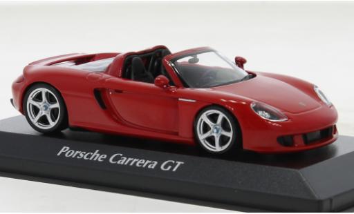 Porsche Carrera GT 1/43 Maxichamps rosso 2003 modellino in miniatura