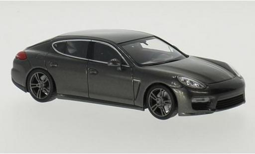 Porsche Panamera Turbo 1/43 Maxichamps metallise grigio 2013 modellino in miniatura