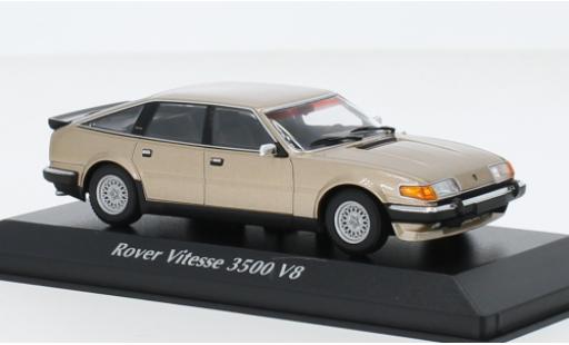 Rover Vitesse 1/43 Maxichamps 3500 V8 metallise beige 1986 modellino in miniatura