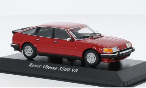 Rover Vitesse 1/43 Maxichamps 3500 V8 rosso 1986 modellino in miniatura