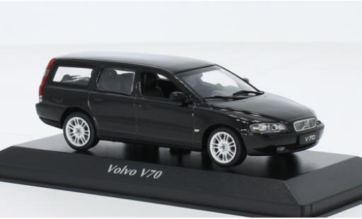 Volvo V70 1/43 Maxichamps Break nero 2000 modellino in miniatura