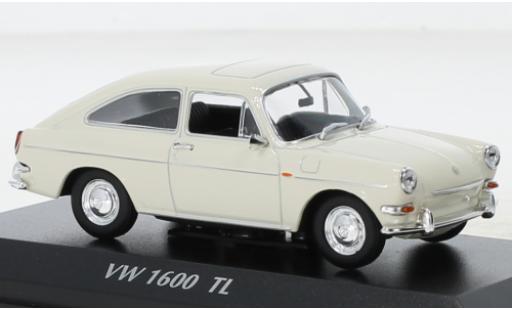 Volkswagen 1600 1/43 Maxichamps TL beige 1966 modellino in miniatura