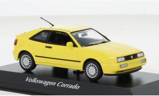 Volkswagen Corrado 1/43 Maxichamps G60 giallo 1990 modellino in miniatura