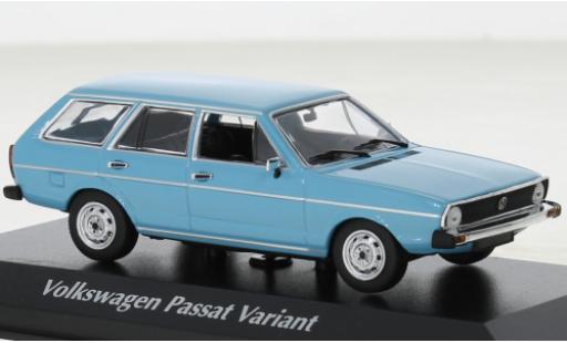 Volkswagen Passat 1/43 Maxichamps Variant blu 1975 modellino in miniatura