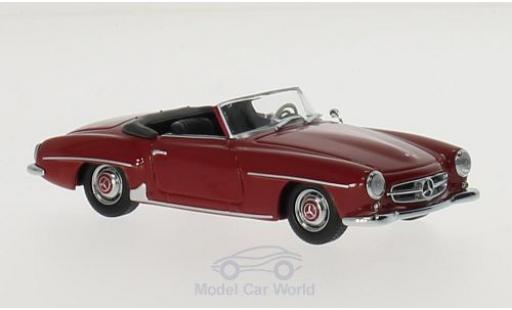 Mercedes 190 SL 1/43 Maxichamps SL (W121) rosso 1955 modellino in miniatura