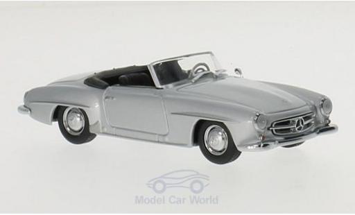 Mercedes 190 SL 1/43 Maxichamps SL (W121) grigio 1955 modellino in miniatura