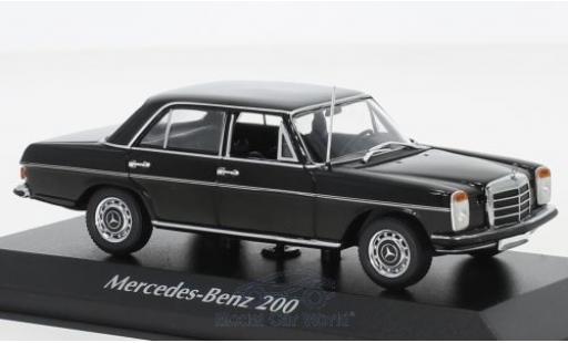 Mercedes 200 1/43 Maxichamps nero 1968 modellino in miniatura