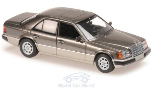 Mercedes 230 1/43 Maxichamps E (W124) metallico grigio 1991 modellino in miniatura