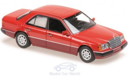 Mercedes 230 1/43 Maxichamps E (W124) rosso 1991 modellino in miniatura