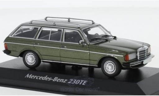 Mercedes 230 1/43 Maxichamps TE (W123) metallico verde 1982 modellino in miniatura