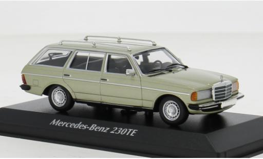 Mercedes 230 1/43 Maxichamps TE (W123) metallise grün 1982 1:43 modellino in miniatura
