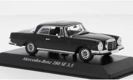Mercedes 280 1/43 Maxichamps SE 3.5 (W108) schwarz 1970 1:43 modellino in miniatura