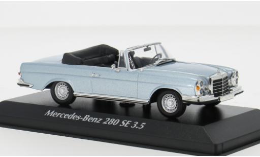 Mercedes 280 1/43 Maxichamps SE 3.5 (W111) Cabriolet blau 1970 1:43 modellino in miniatura