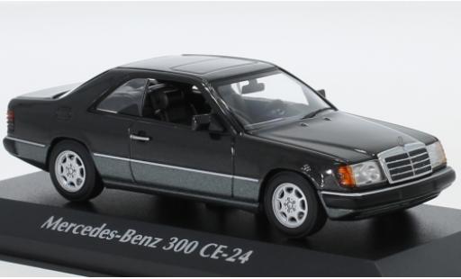 Mercedes Classe E 1/43 Maxichamps 300 CE-24 (C124) metallico nero 1991 modellino in miniatura