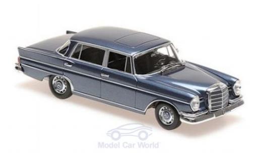 Mercedes 300 1/43 Maxichamps SE lang (W112) metallico blu 1963 modellino in miniatura