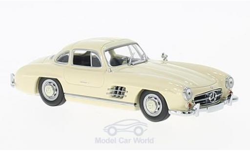 Mercedes 300 SL 1/43 Maxichamps SL (W198I) beige 1955 modellino in miniatura