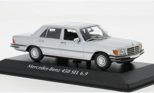 Mercedes 450 1/43 Maxichamps SEL (W116) silber 1972 1:43 modellino in miniatura