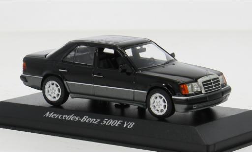 Mercedes 500 1/43 Maxichamps E (W124) schwarz 1991 1:43 modellino in miniatura