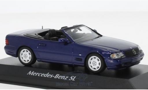 Mercedes Classe SL 1/43 Maxichamps SL blu 1999 modellino in miniatura