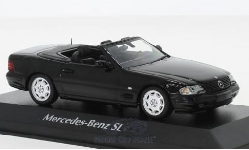 Mercedes Classe SL 1/43 Maxichamps SL nero 1999 modellino in miniatura