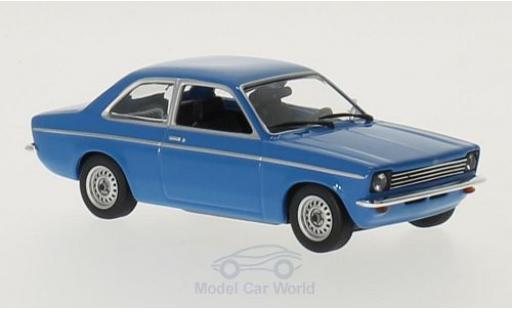 Opel Kadett E 1/43 Maxichamps C blu 1974 modellino in miniatura