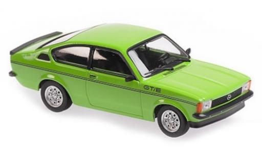 Opel Kadett 1/43 Maxichamps C GT/E verde 1978 modellino in miniatura
