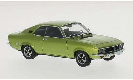Opel Manta 1/43 Maxichamps A metallico verde 1970 modellino in miniatura