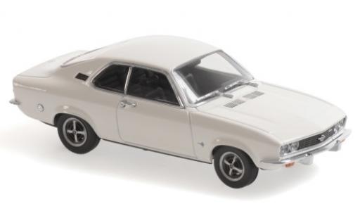 Opel Manta 1/43 Maxichamps A bianco 1970 modellino in miniatura