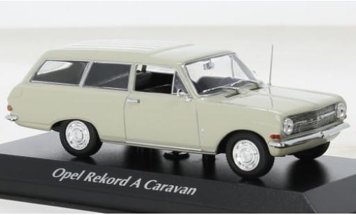 Opel Rekord 1/43 Maxichamps A Caravan beige 1962 1:43 modellino in miniatura