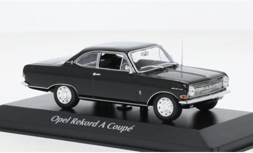 Opel Rekord 1/43 Maxichamps A Coupe schwarz 1962 1:43 modellino in miniatura