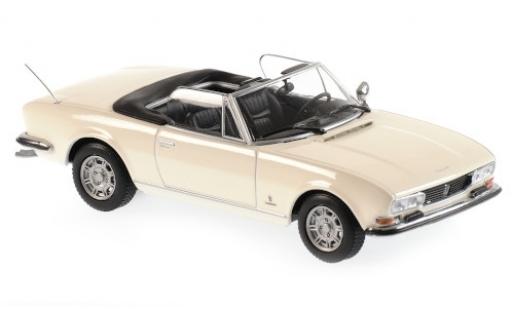 Peugeot 504 1/43 Maxichamps Cabriolet bianco 1977 modellino in miniatura